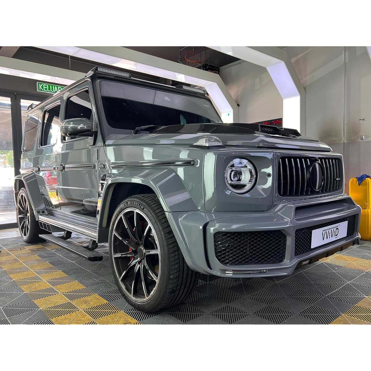 Vinilo Envoltura de Coche VViViD Ultra Gloss Gris 30.48x152.4cm