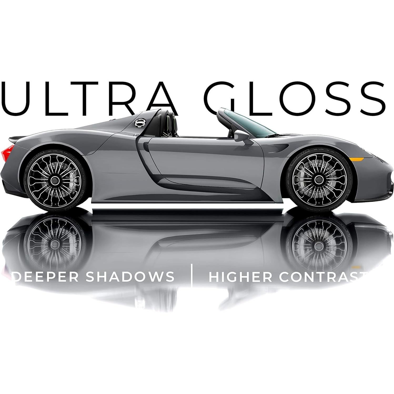 Vinilo Envoltura de Coche VViViD Ultra Gloss Gris 30.48x152.4cm