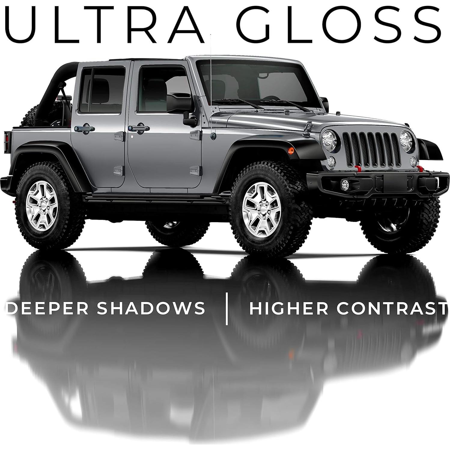 Vinilo Envoltura de Coche VViViD Ultra Gloss Gris 30.48x152.4cm