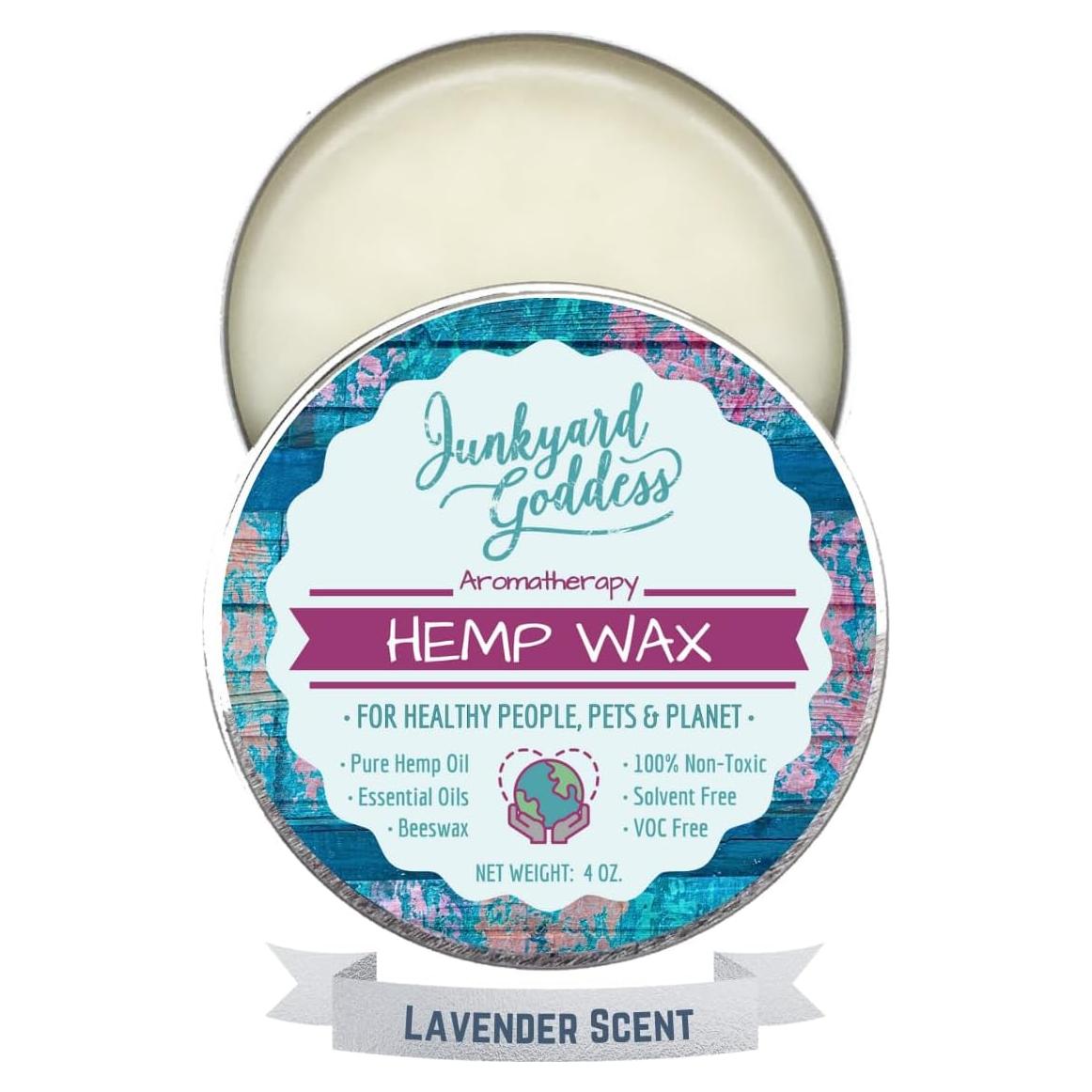 Cera de Cañamo Junkyard Goddess 113 g - Pulidor Natural Lavanda