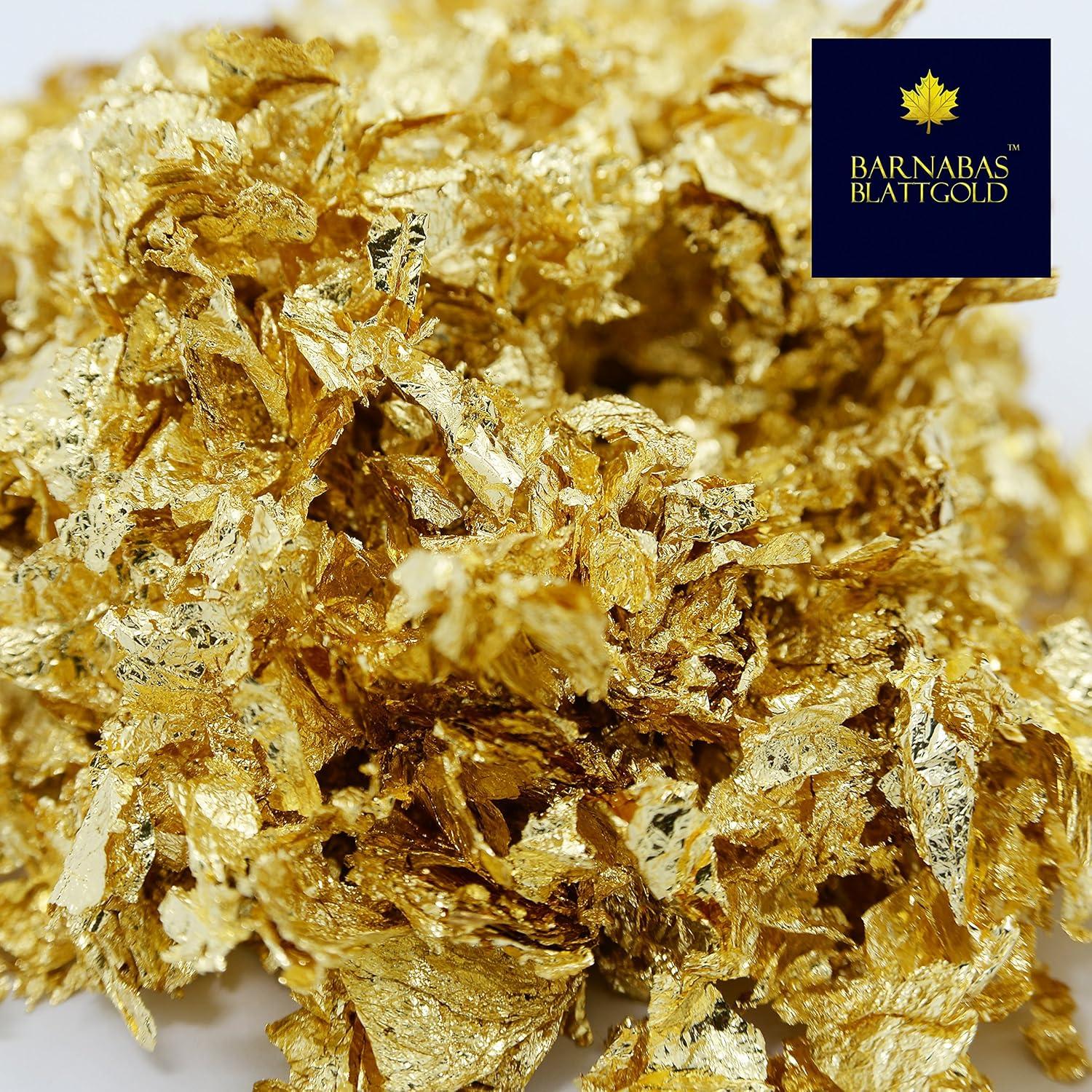 Copos de Hoja de Oro Imitación Barnabas Blattgold 7g