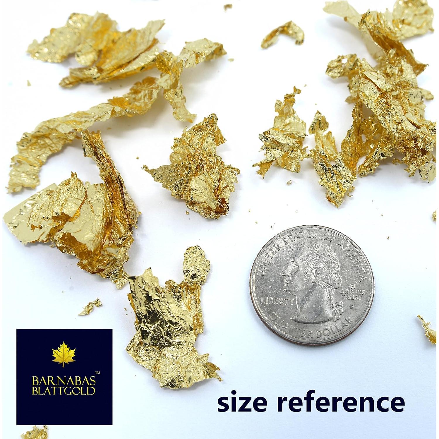 Copos de Hoja de Oro Imitación Barnabas Blattgold 7g