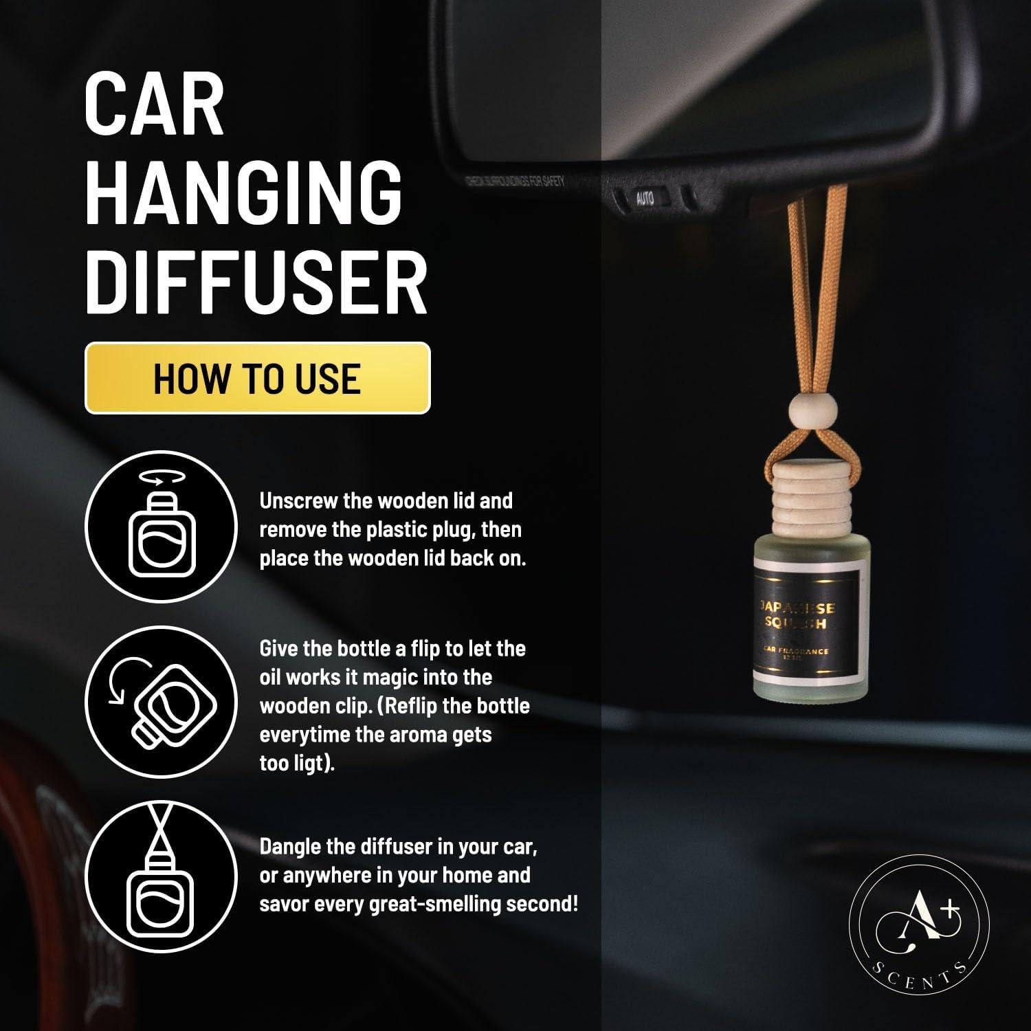 Difusor Colgante para Auto A+ Scents Beach Bum - 60 Días