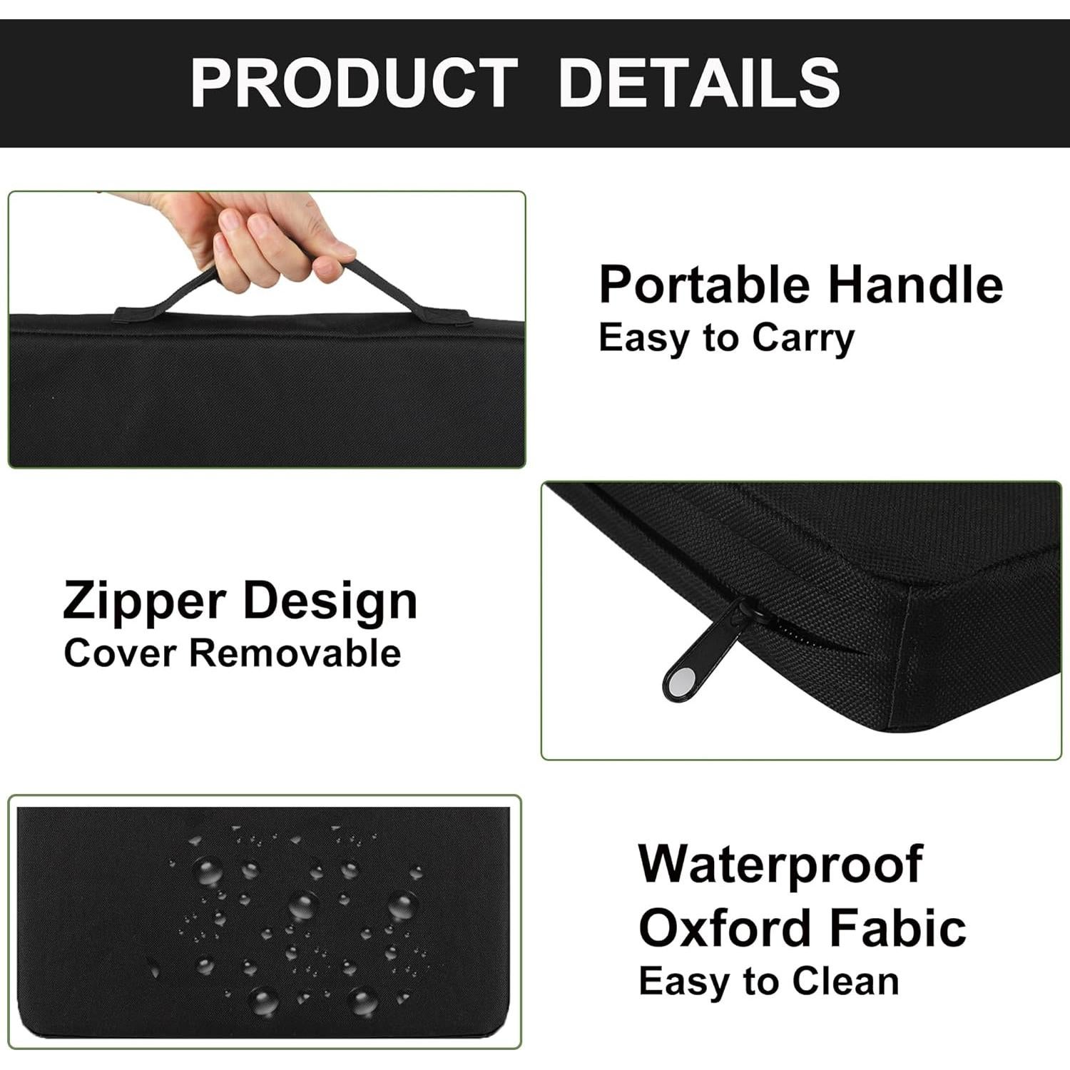 Cojines Portátiles UCOMFEEL para Estadio, 5 cm Grosor, Juego de 2