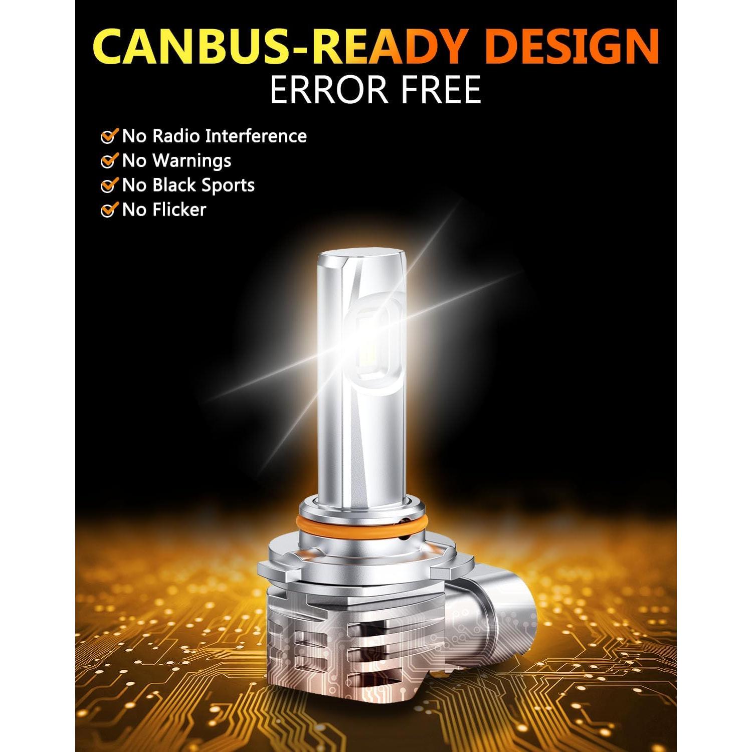 Bombillas LED OXILAM 9006 HB4 Antiniebla 400% Brillantes IP68