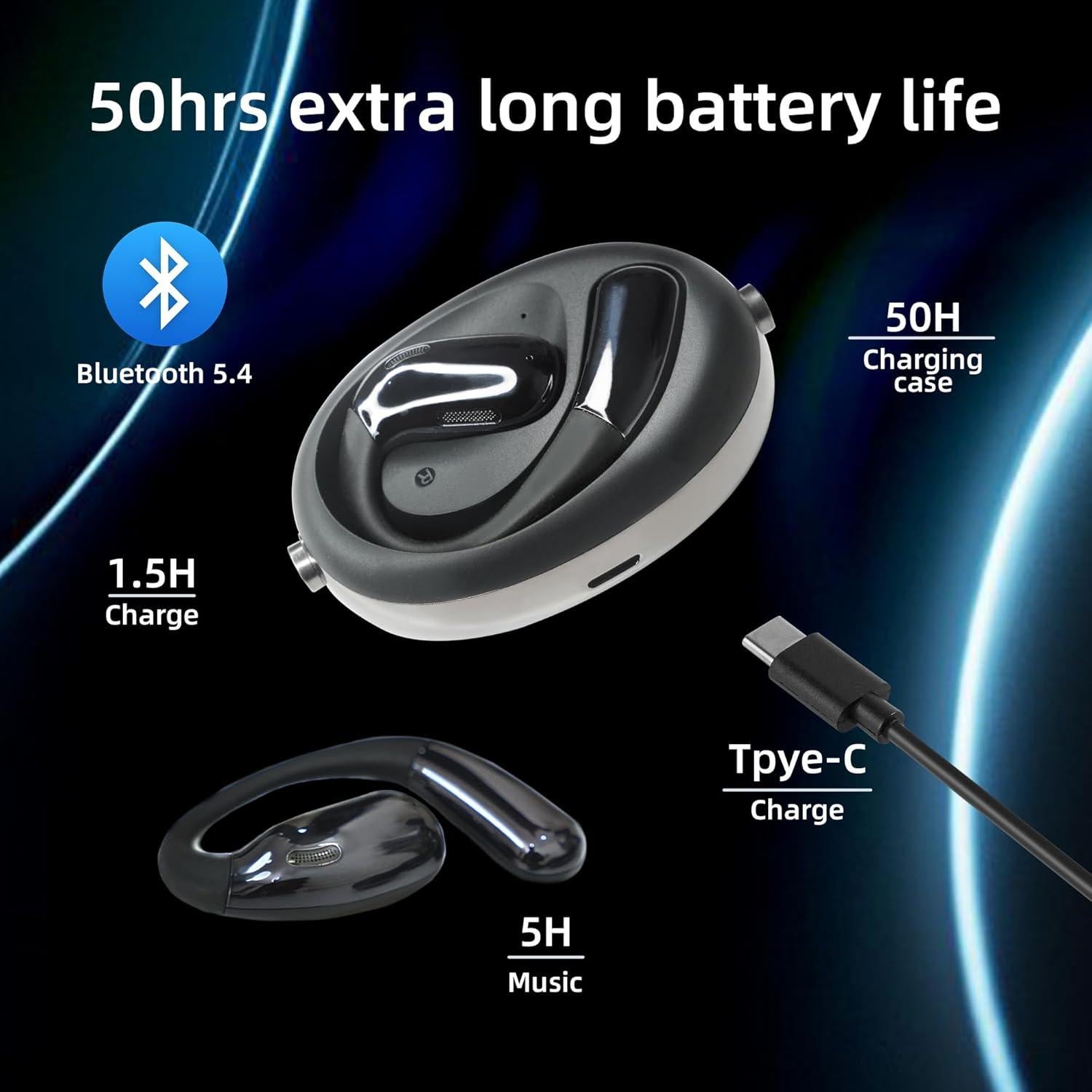 Auriculares de Traducción Viline AI, Sonido HD, 8h Batería