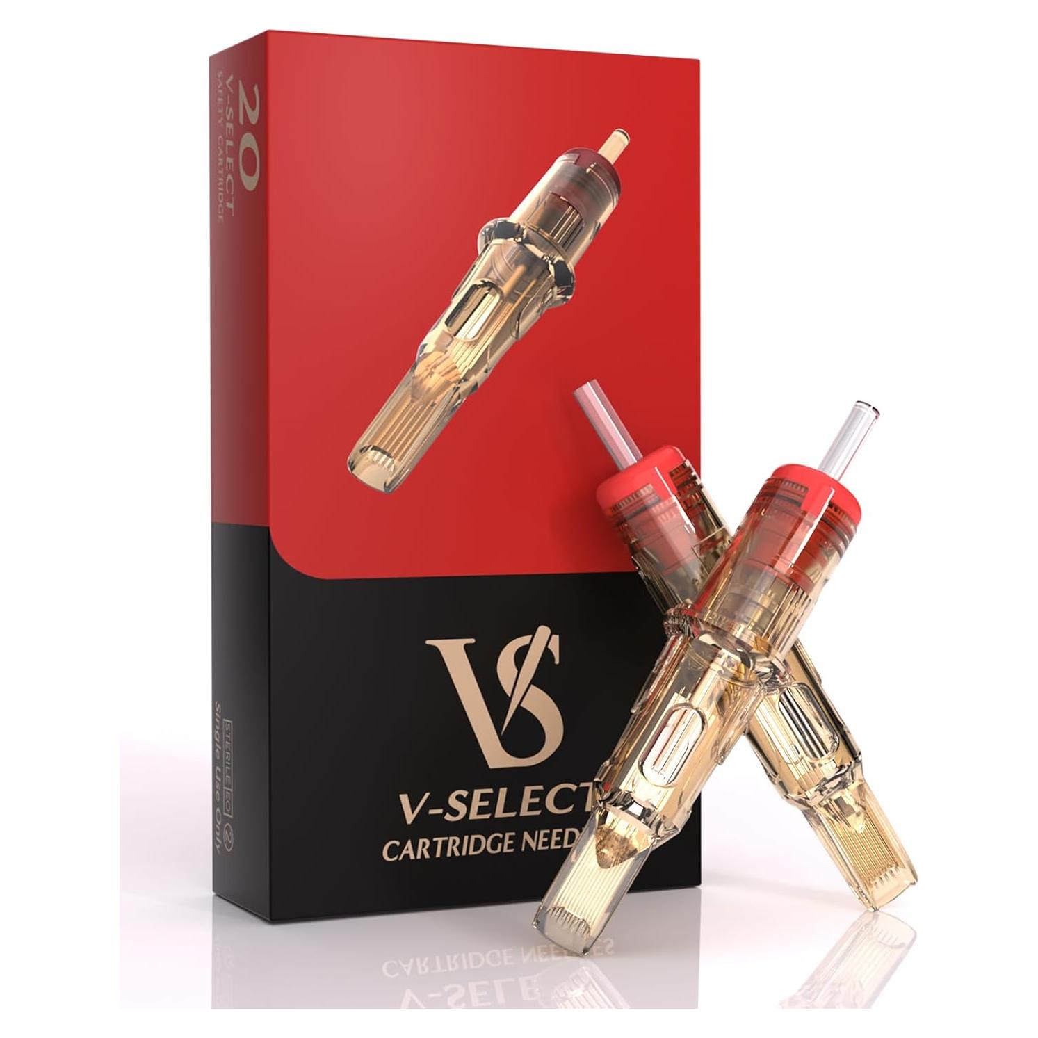 Agujas de Cartucho para Tatuaje EZTAT2 - 20Pcs #08 Curva Magnum