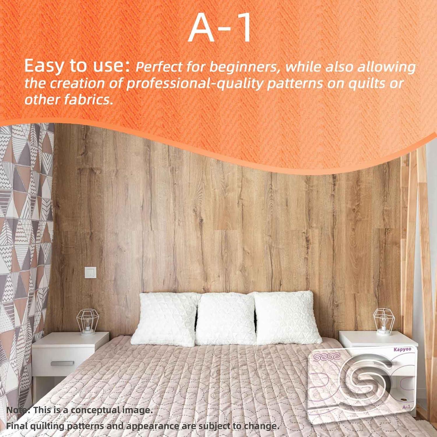 Plantillas de Acolchado Kapyoo 25 Serie A - 3 Piezas Antideslizantes