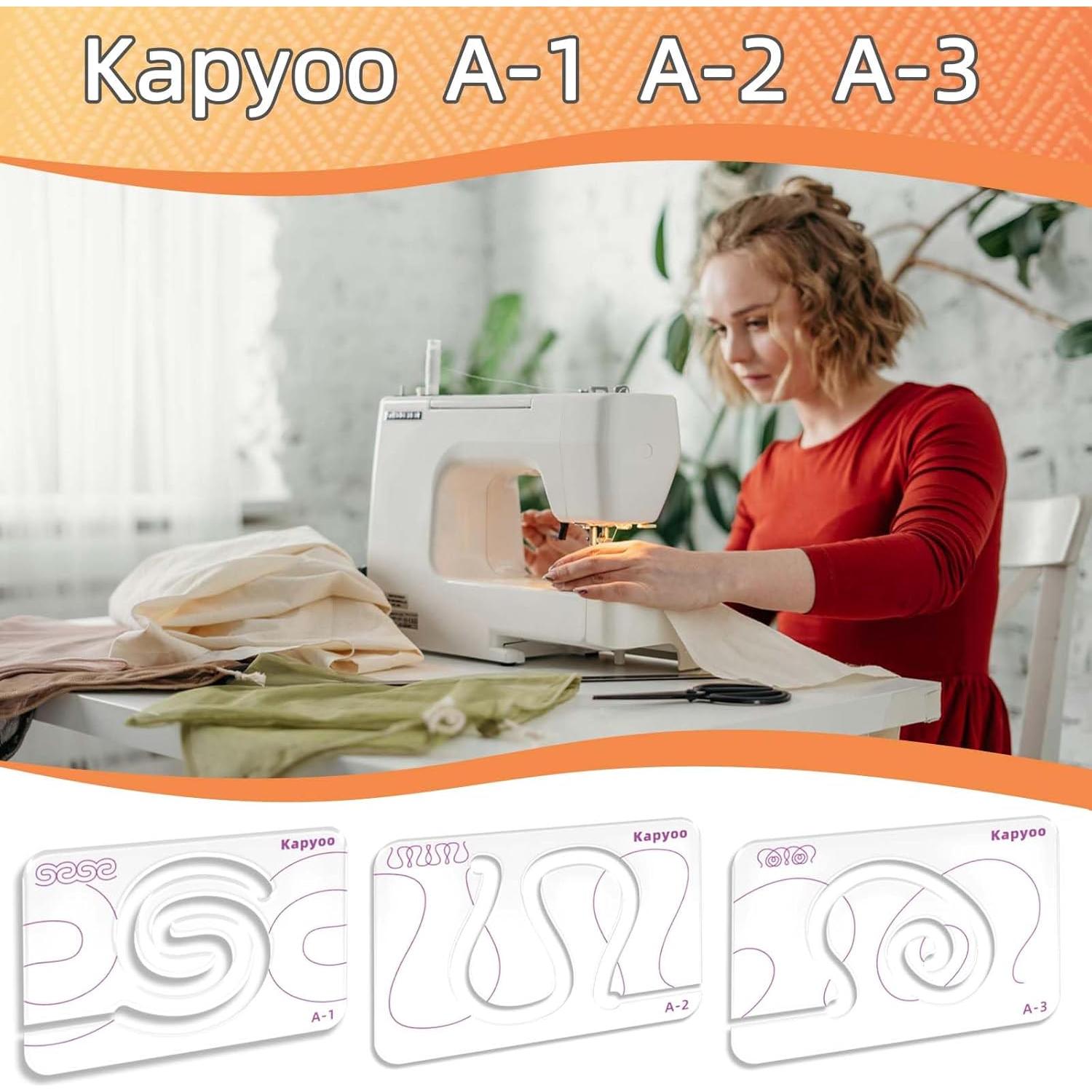 Plantillas de Acolchado Kapyoo 25 Serie A - 3 Piezas Antideslizantes