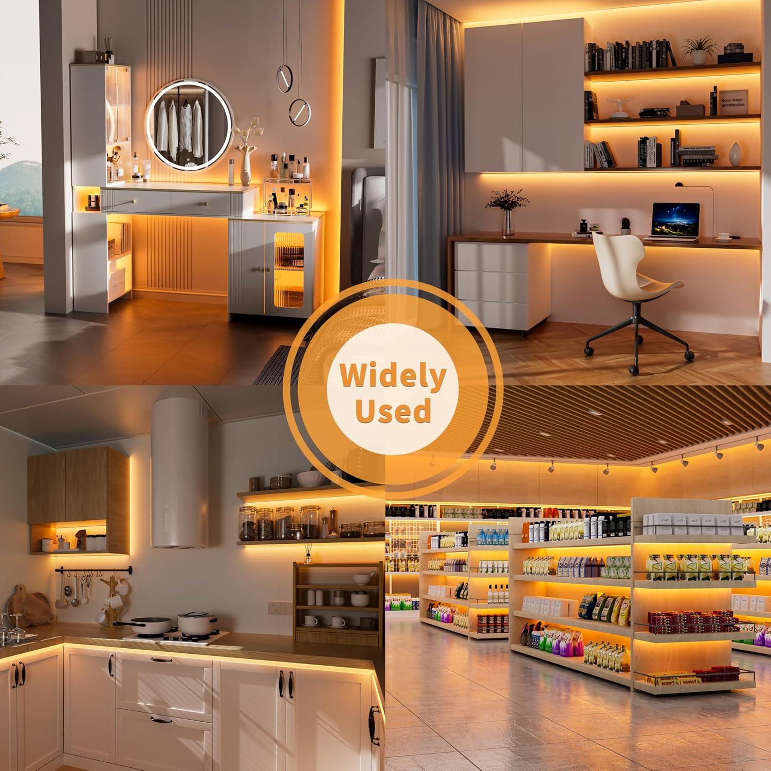 Cinta LED COB PAUTIX 6.1m 2000K 3087 LEDs DC24V Alta Eficiencia