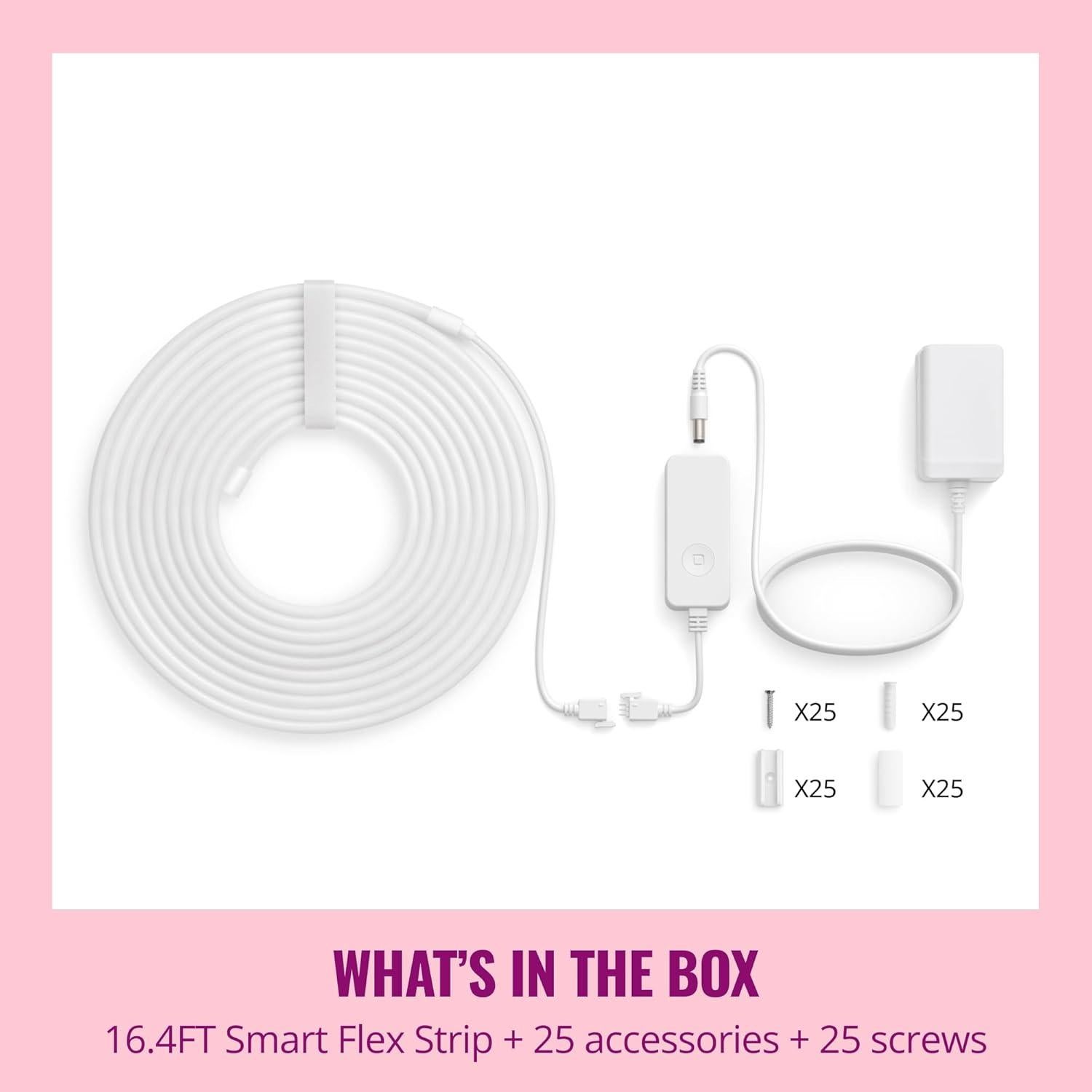 Tira de Luz LED WiZ Smart Flex 5m Multicolor Control App/Voz