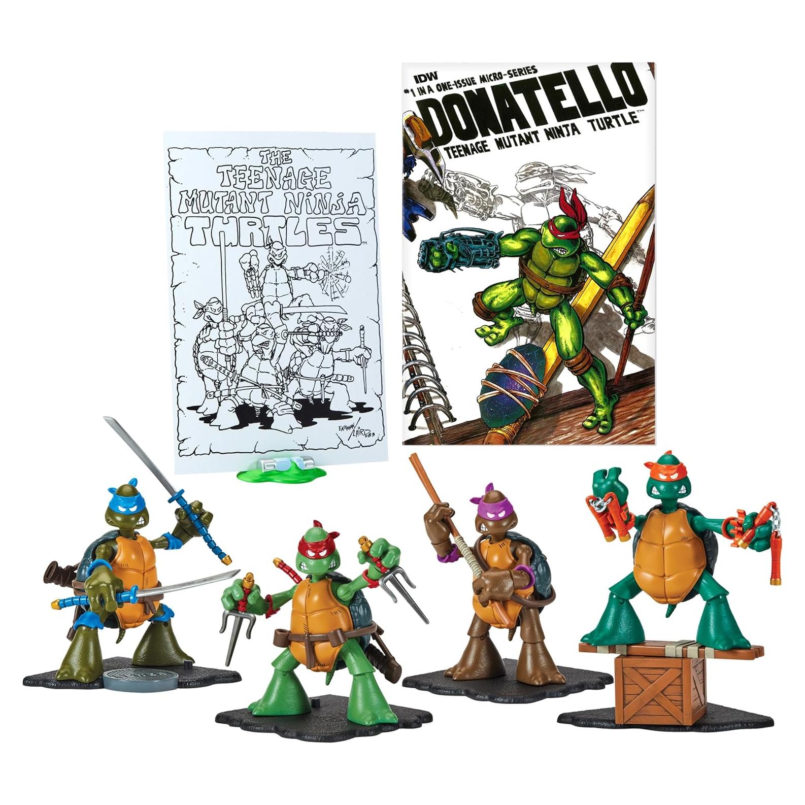 Figura Coleccionista Tortugas Ninja Playmates Boceto Original