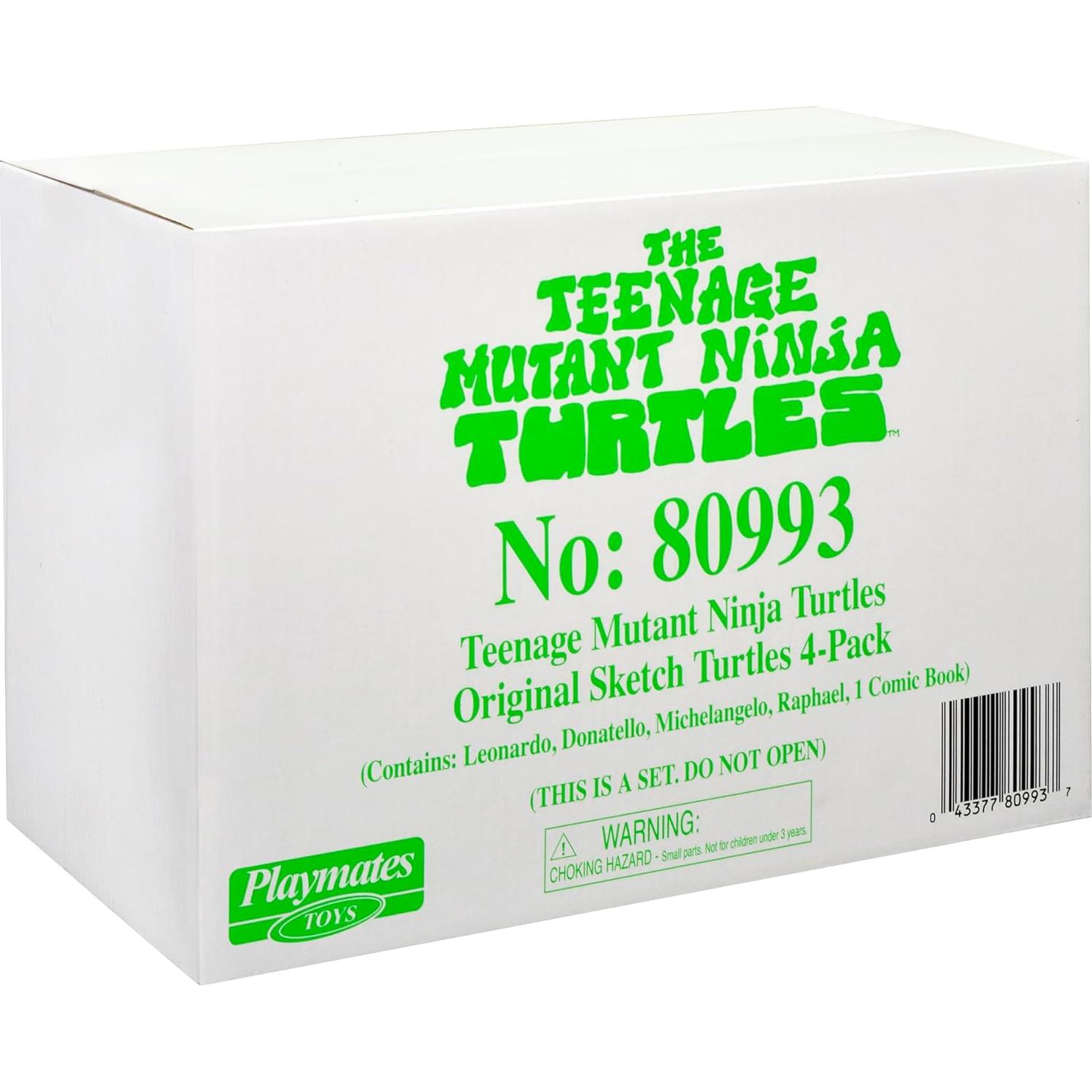 Figura Coleccionista Tortugas Ninja Playmates Boceto Original