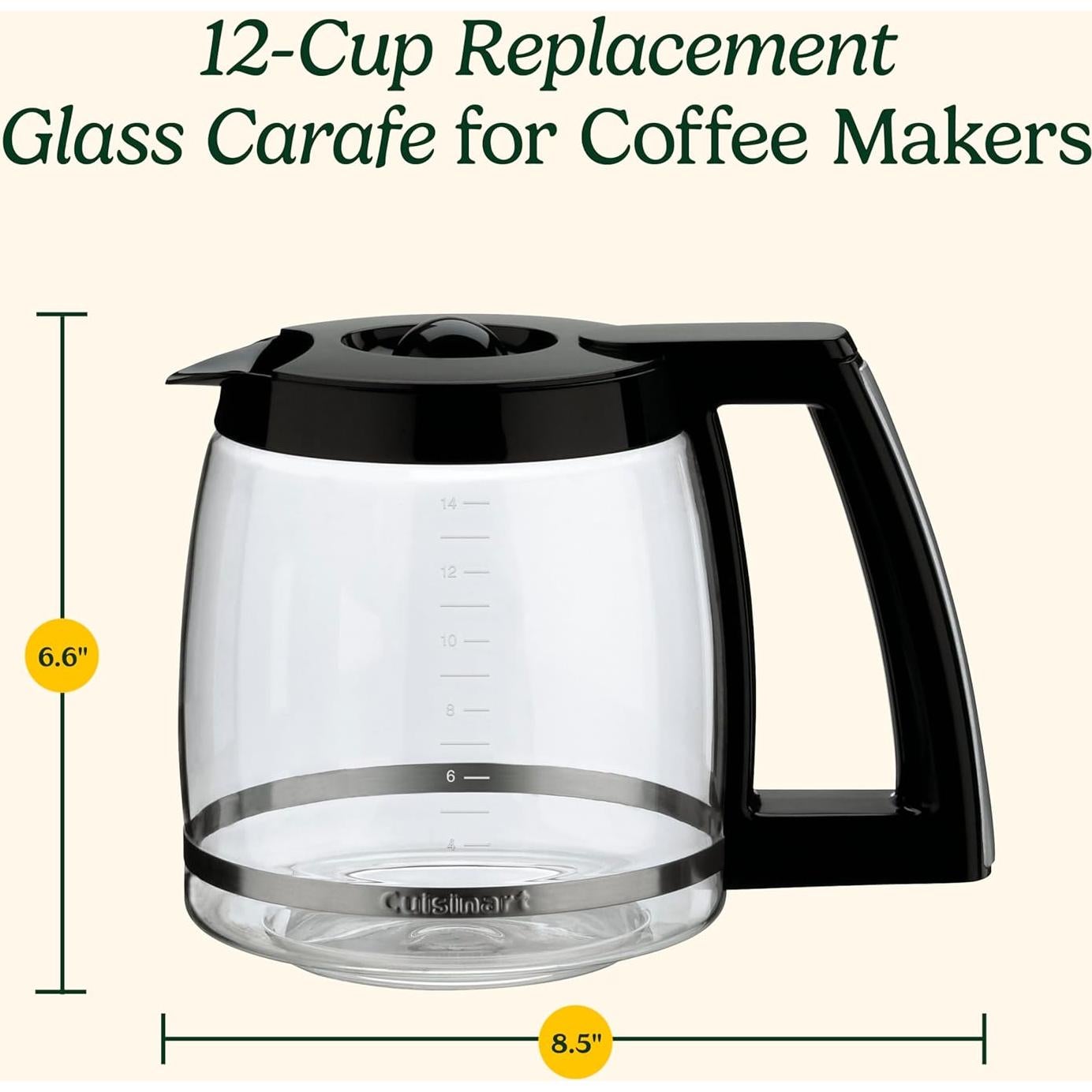 Cafetera de Vidrio Cuisinart DCC-2200RC 14 Tazas