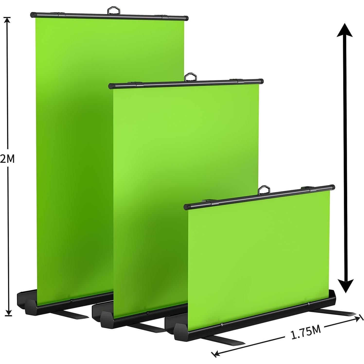 Fondo Verde Plegable WASJOYE 200x150 cm para Fotografía y Video