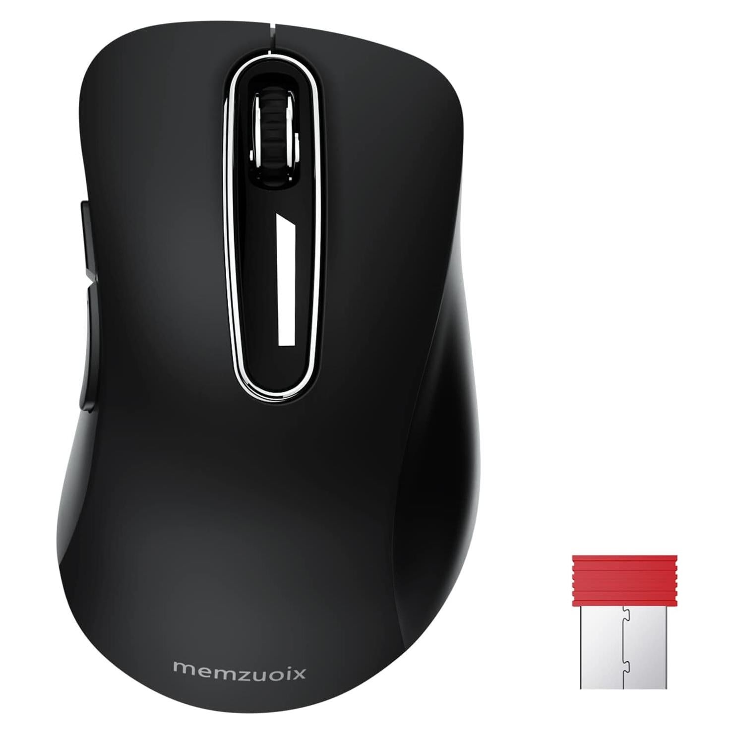 Ratón Inalámbrico Memzuoix GAYI 1400 DPI USB Negro