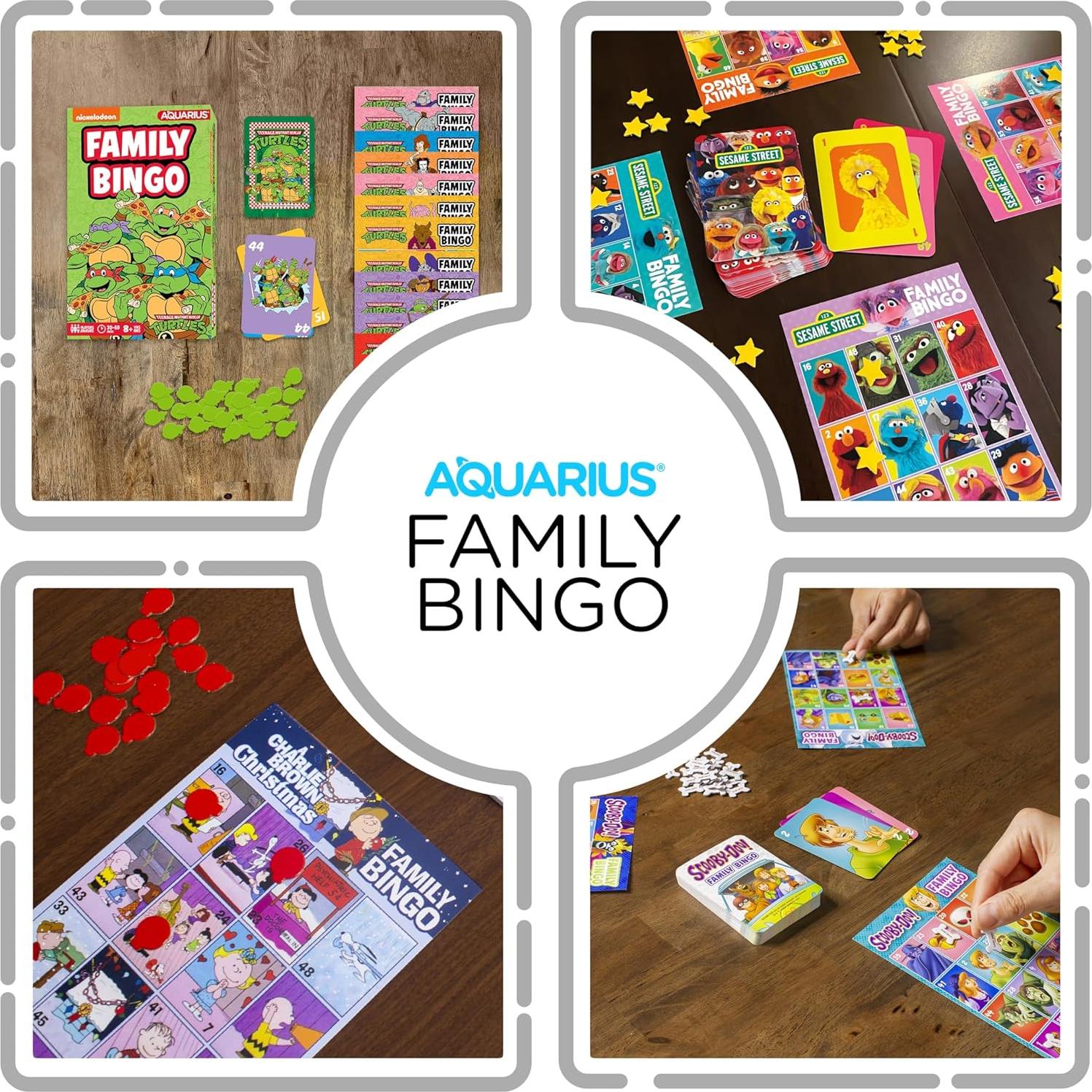 Juego de Bingo Tortugas Ninja AQUARIUS - 18 Tarjetas - 2-18 Jugadores