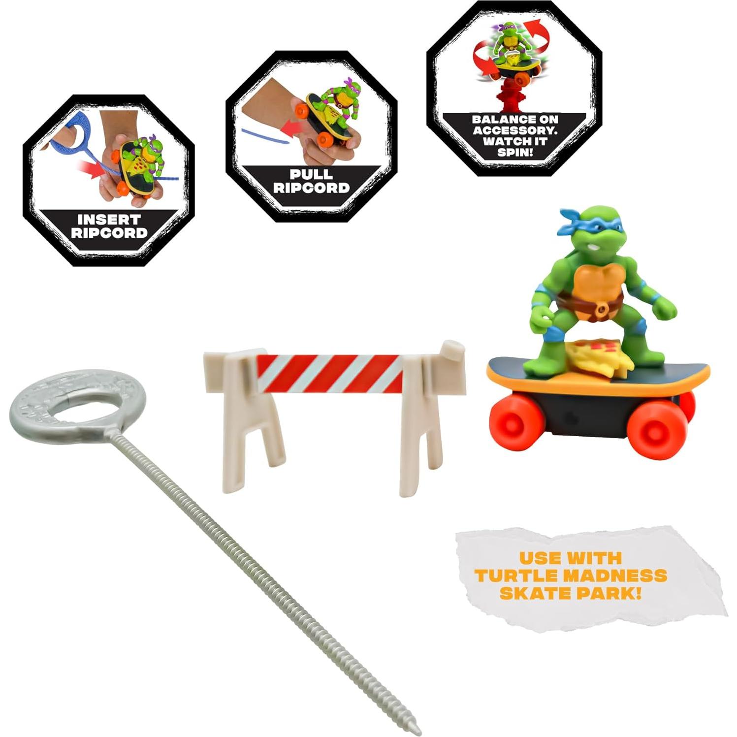 Paquete de 4 Patinadores Switch Kick TMNT 0.71 kg