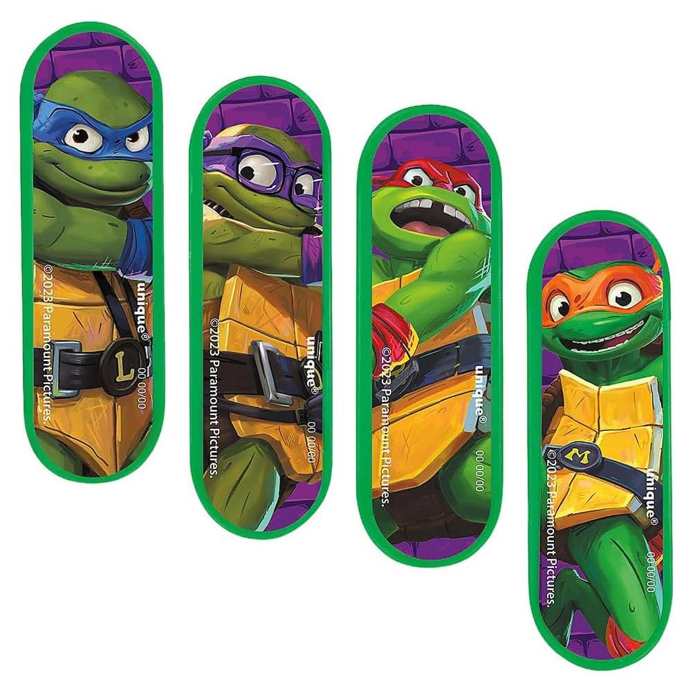 Mini Patineta TMNT Mutant Mayhem 4 Piezas 12,7x17,8cm