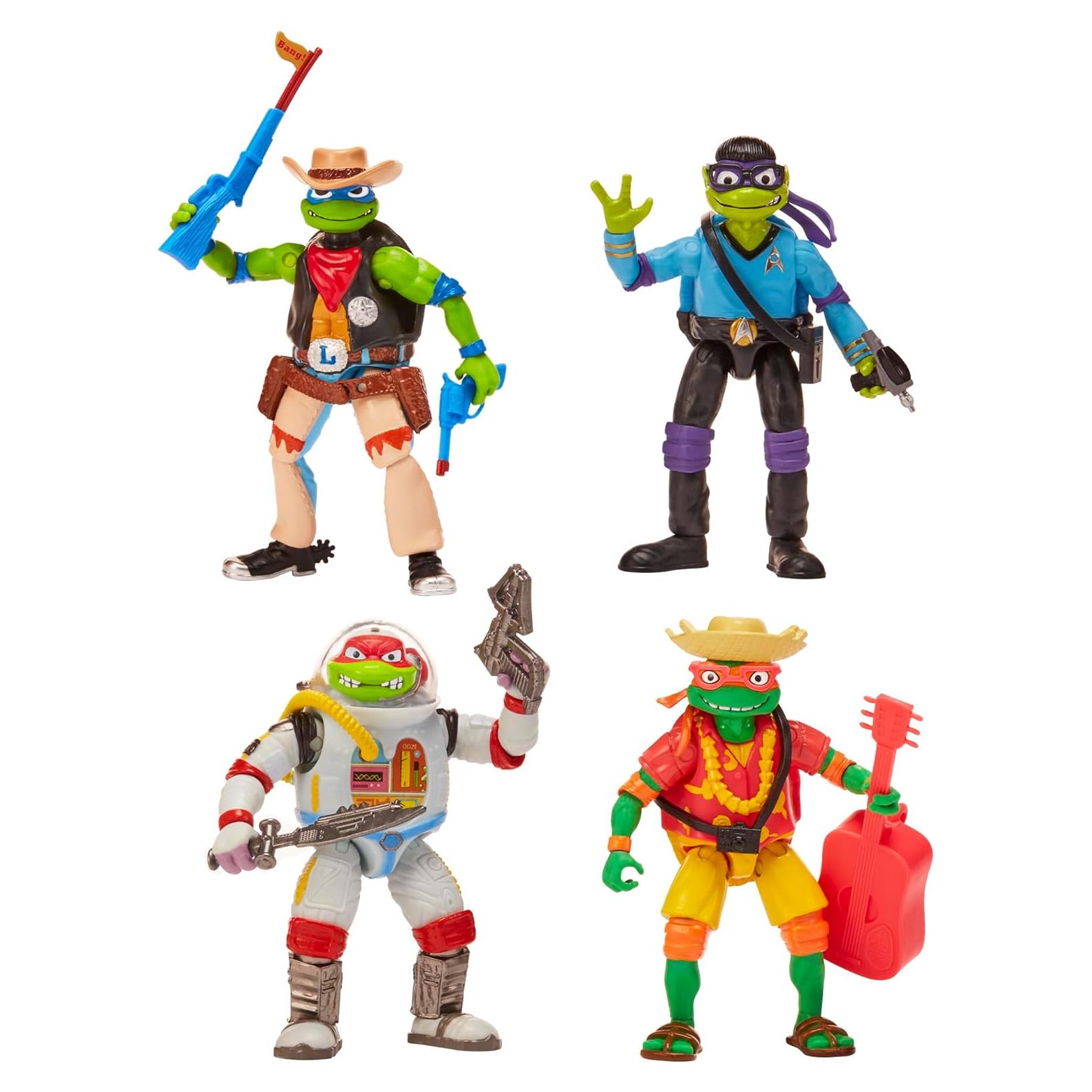 Fiesta Tortugas Ninja Disfrazadas TMNT Estándar 4 Piezas