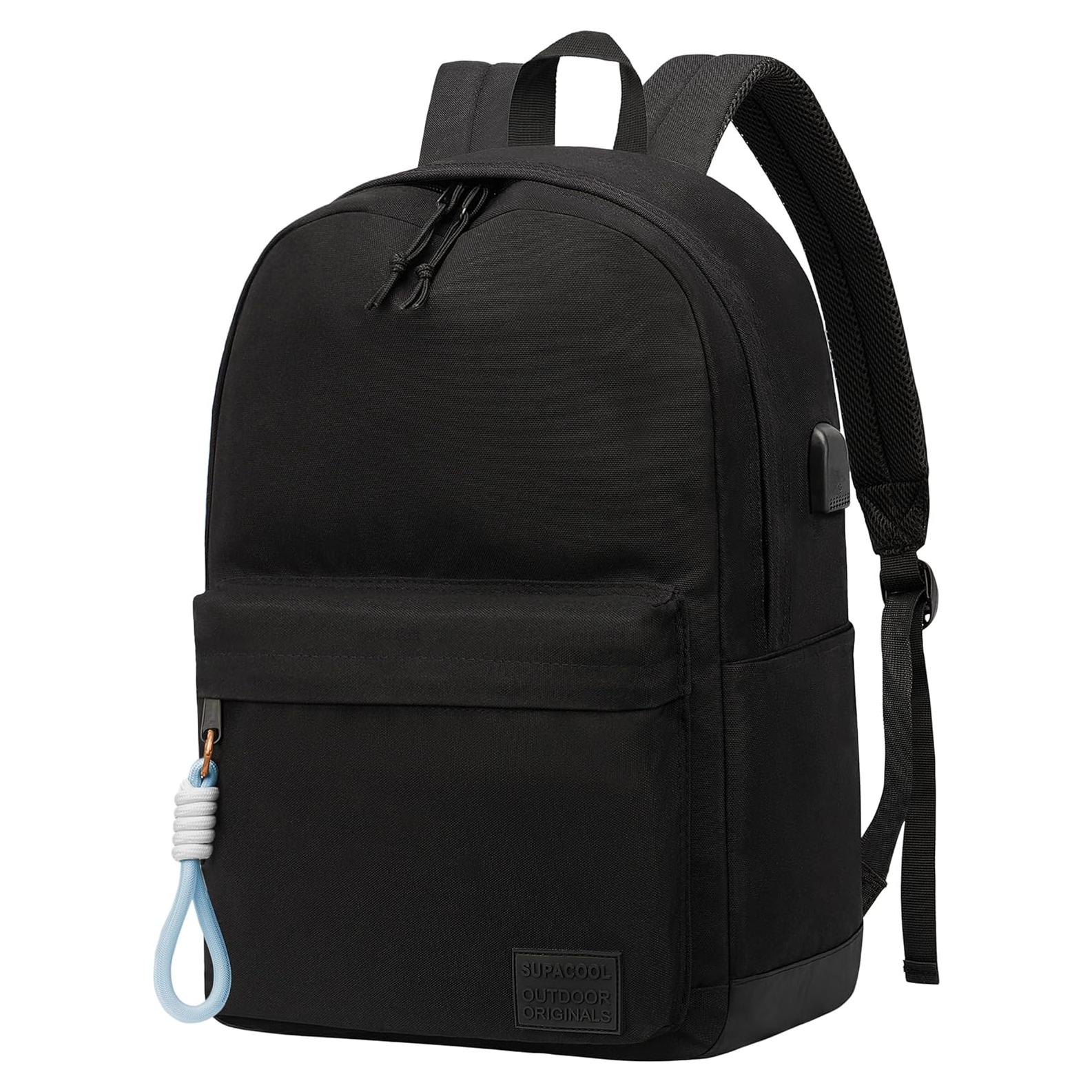Mochila SUPACOOL Unisex 17L con Puerto USB Resistente al Agua