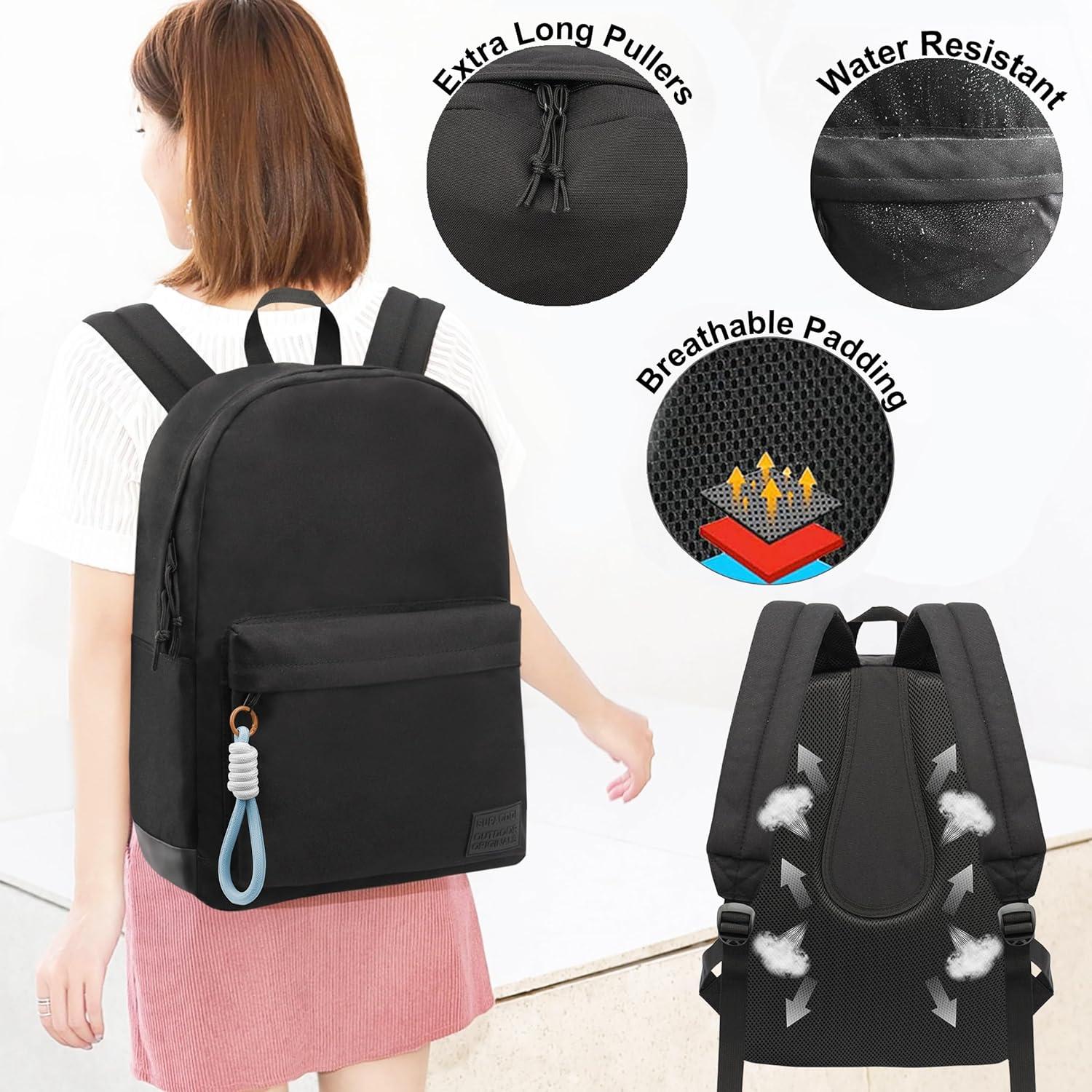 Mochila SUPACOOL Unisex 17L con Puerto USB Resistente al Agua