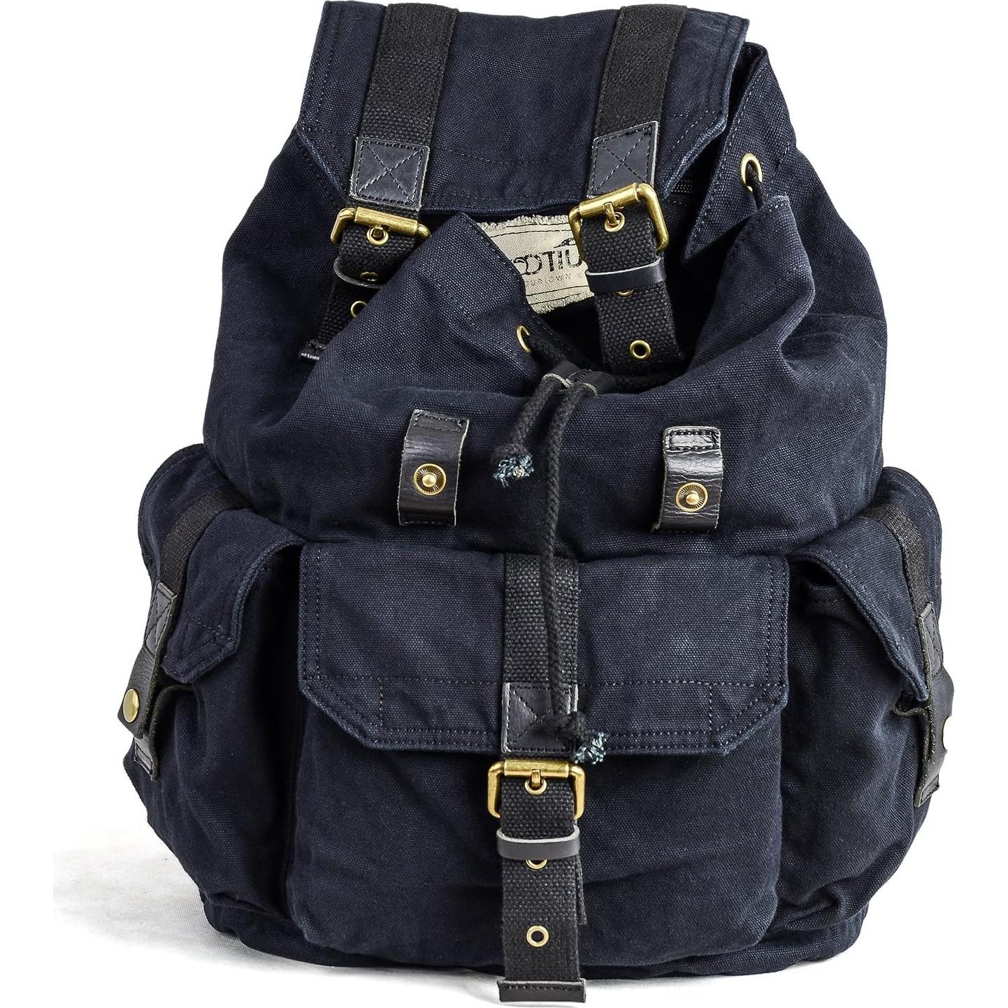 Mochila de Lona Gootium 21101 Pequeña Negra 23 Litros