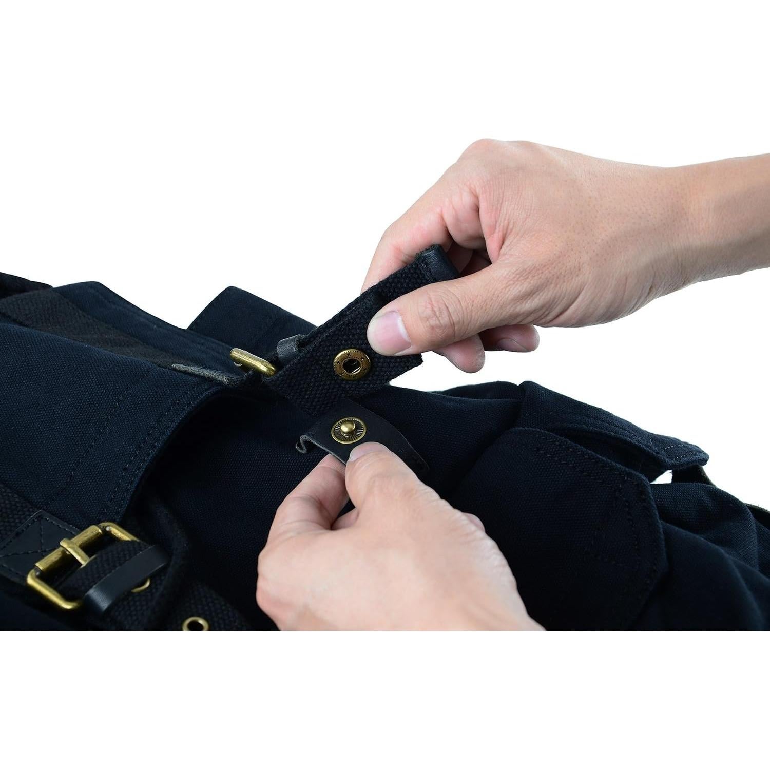 Mochila de Lona Gootium 21101 Pequeña Negra 23 Litros