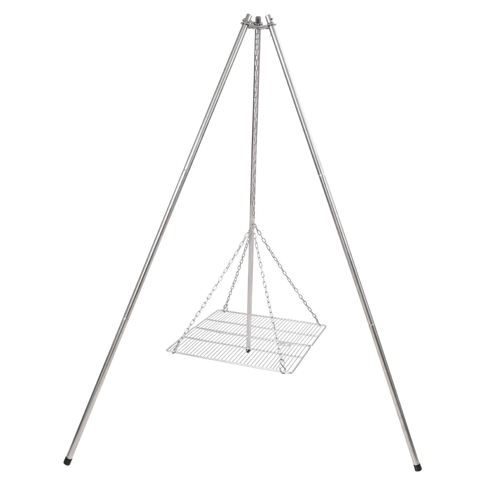 Parrilla de trípode Lineslife de acero inoxidable 35.1 cm