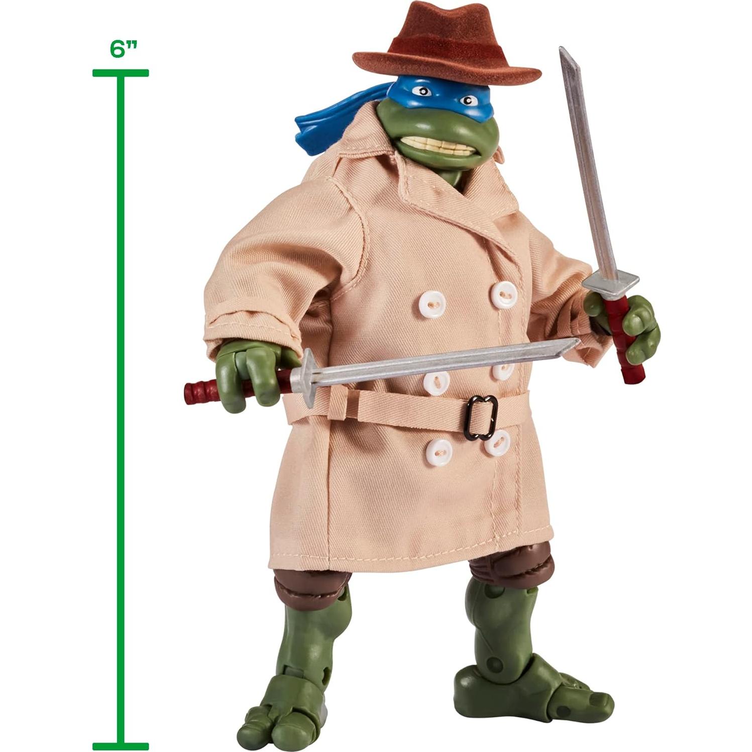 Figura Tortugas Ninja Leonardo 15 cm Playmates Toys