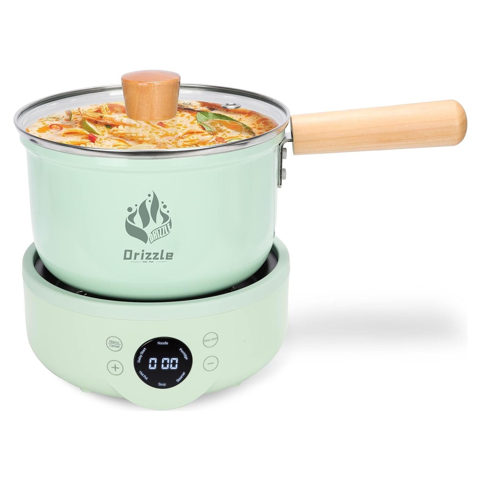 Cocedor Eléctrico Drizzle DP10-G 1.8L Antiadherente Verde