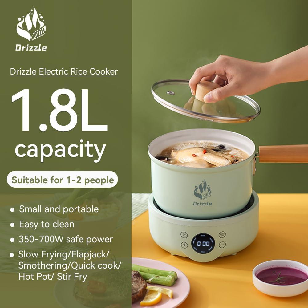 Cocedor Eléctrico Drizzle DP10-G 1.8L Antiadherente Verde