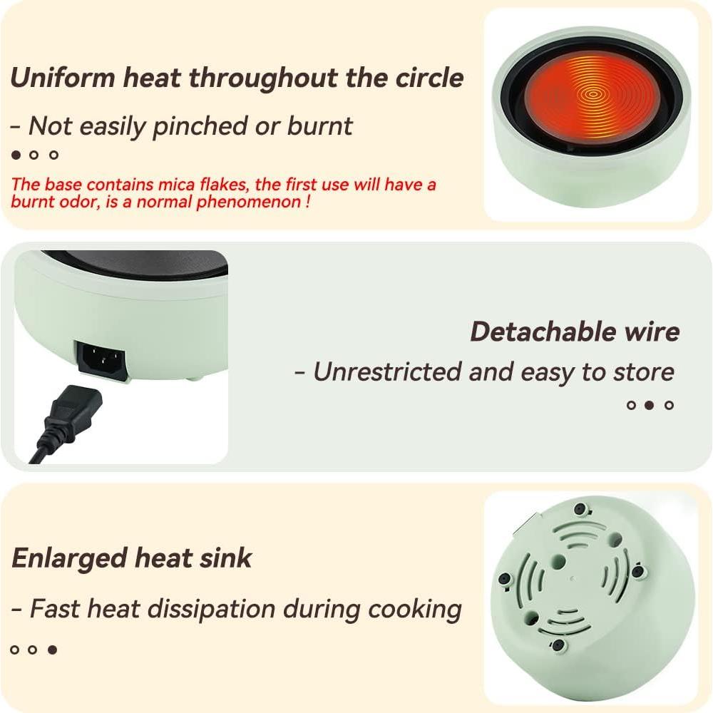 Cocedor Eléctrico Drizzle DP10-G 1.8L Antiadherente Verde