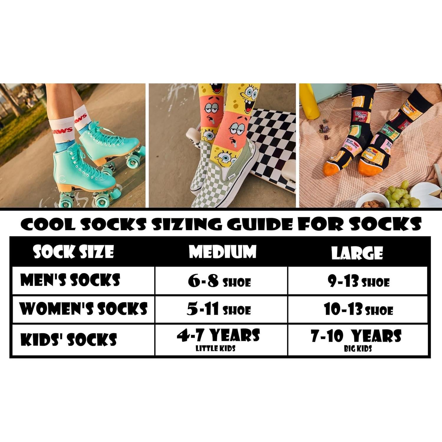 Calcetines Divertidos para Niños 7 Años Multicolor