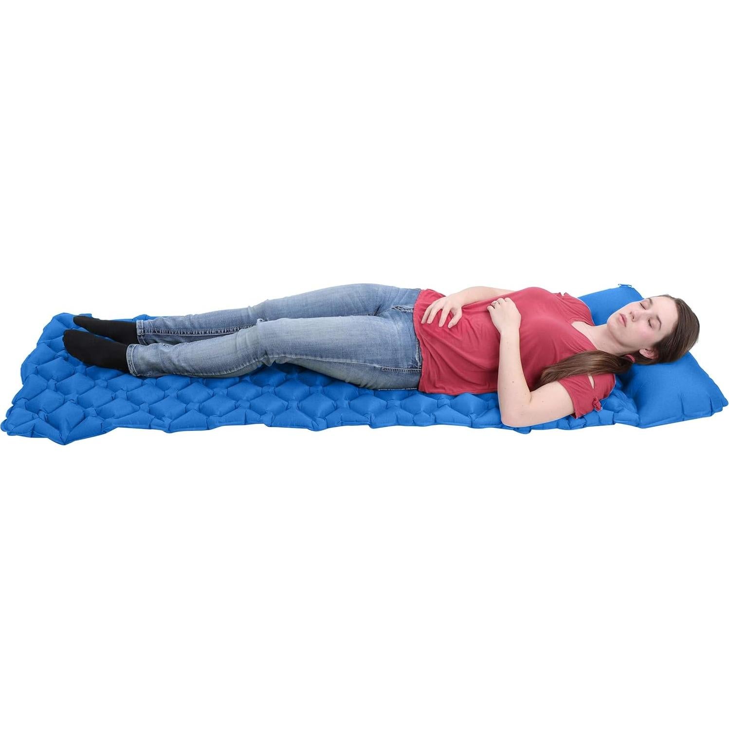 Colchón Inflable Camping Redneck Convent con Almohada 185x57cm