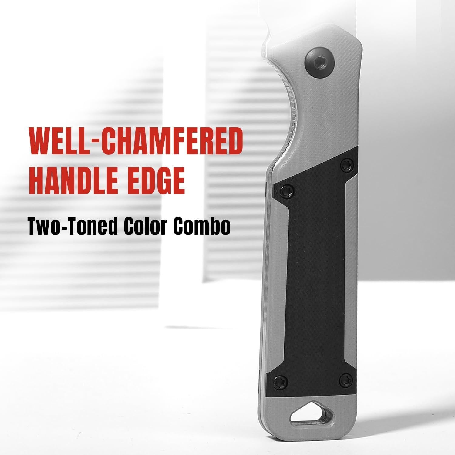 Cuchillo de Hoja Fija Kizer Militaw D2 con Funda 20.77cm