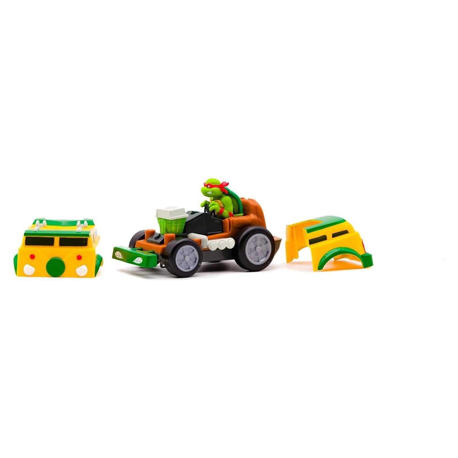 Juguete Tortugas Ninja Raphael Shell Smashers Vehículo 7,6 cm