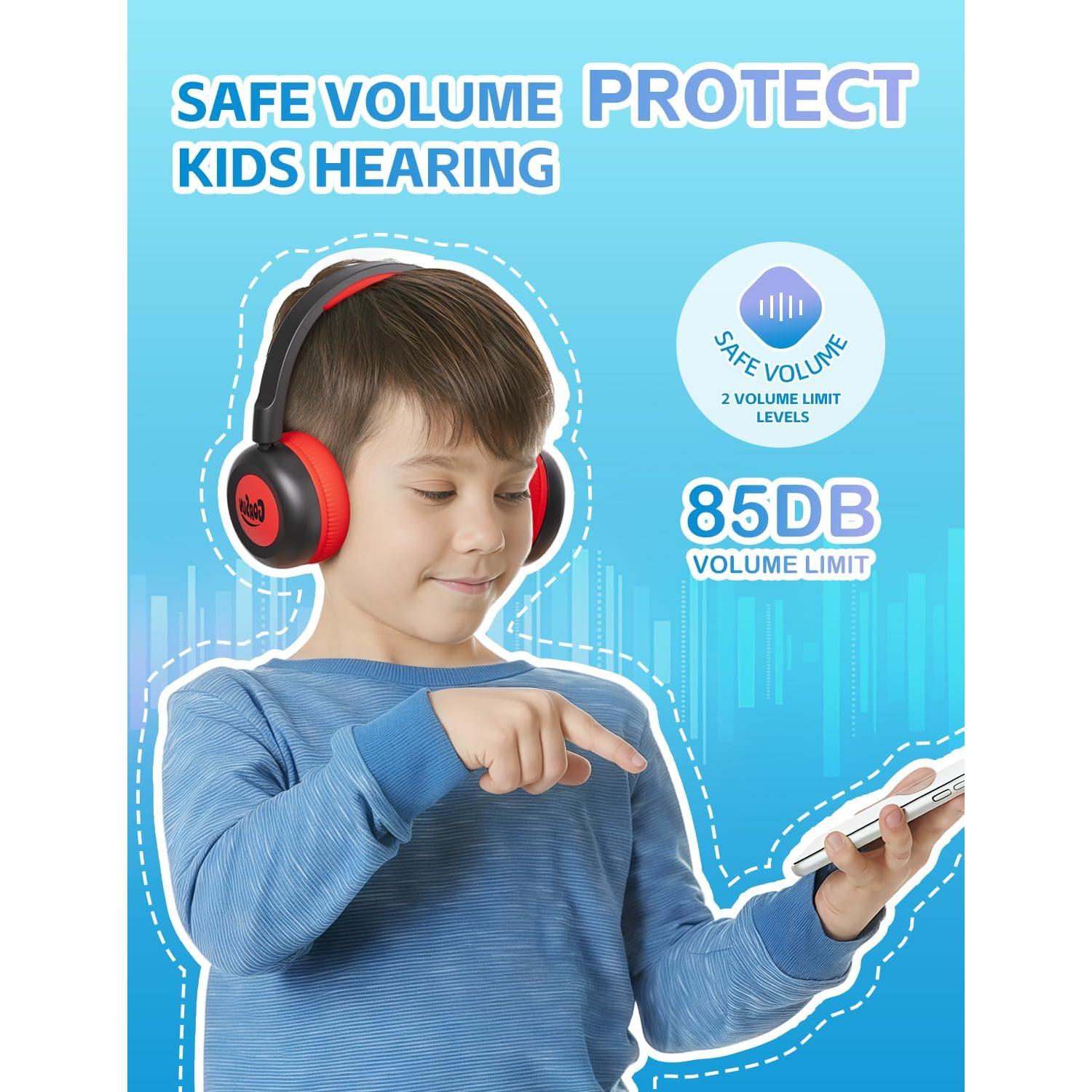 Auriculares Bluetooth Gorsun E69 para Niños 85dB Inalámbricos