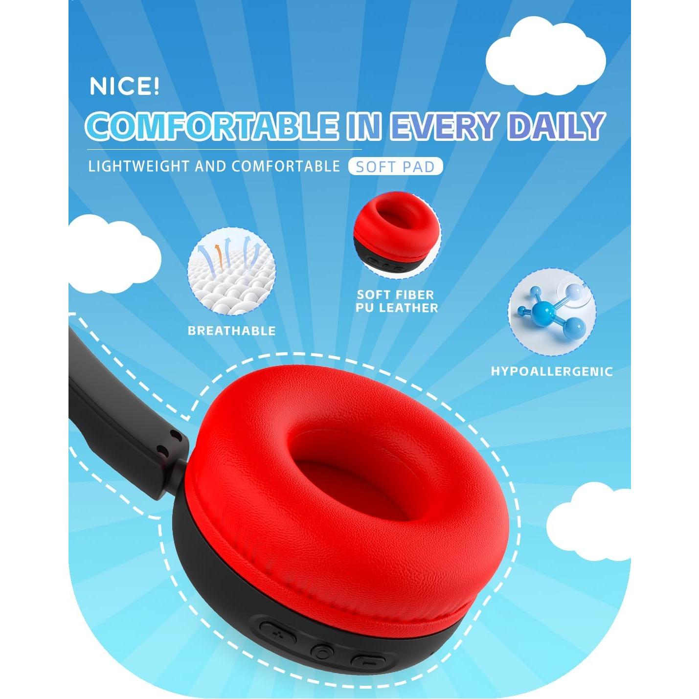 Auriculares Bluetooth Gorsun E69 para Niños 85dB Inalámbricos