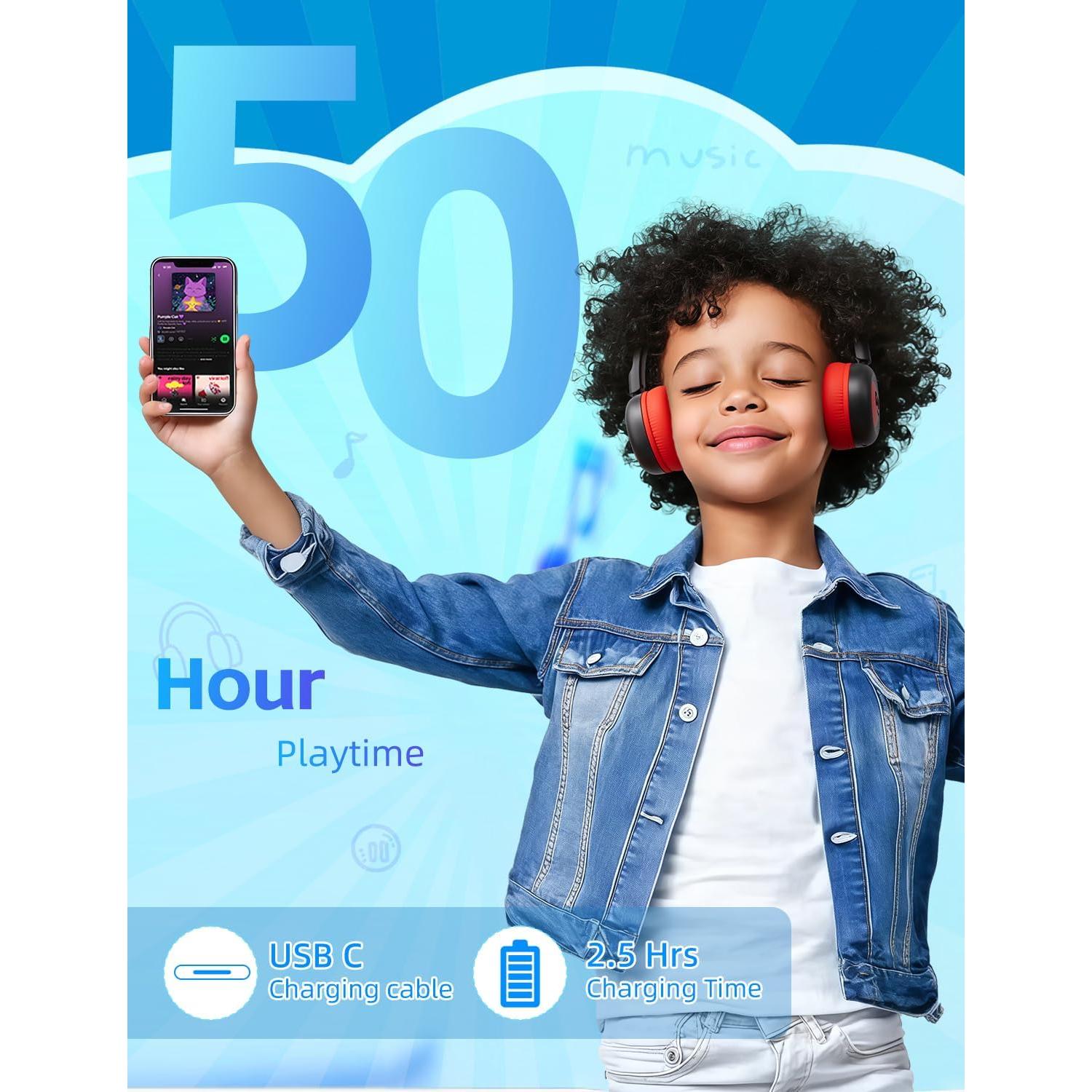 Auriculares Bluetooth Gorsun E69 para Niños 85dB Inalámbricos