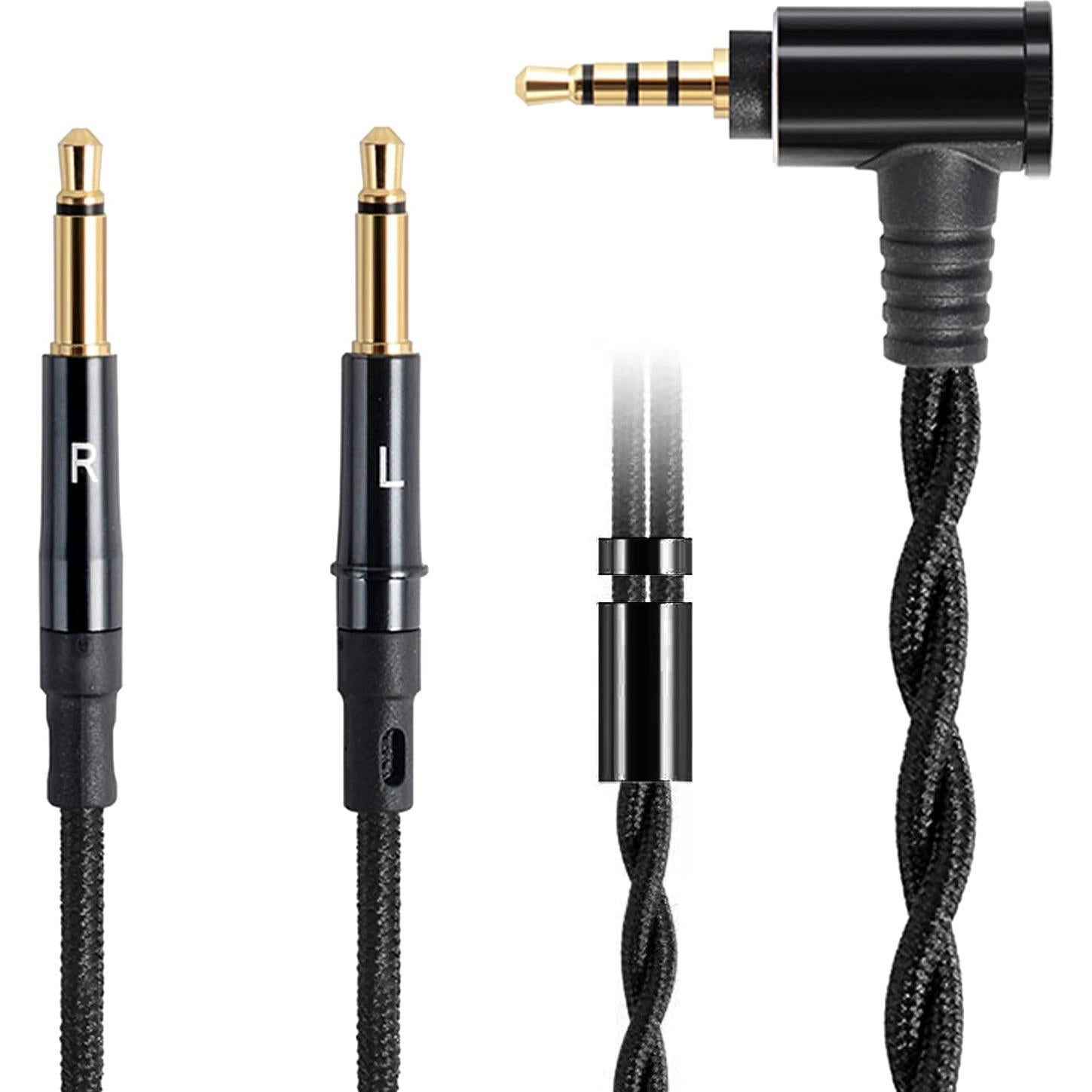Cable Balanceado 1.5m Fezzlo para Auriculares Hifiman y Meze
