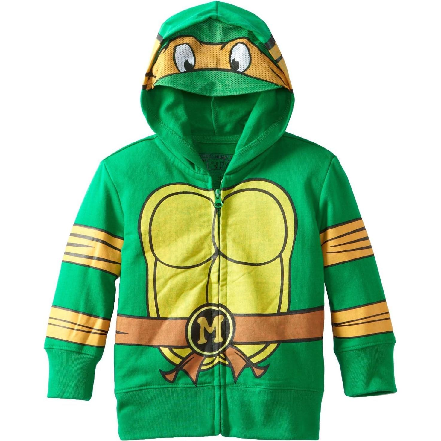 Sudadera disfraz Michelangelo TMNT niños 4T verde