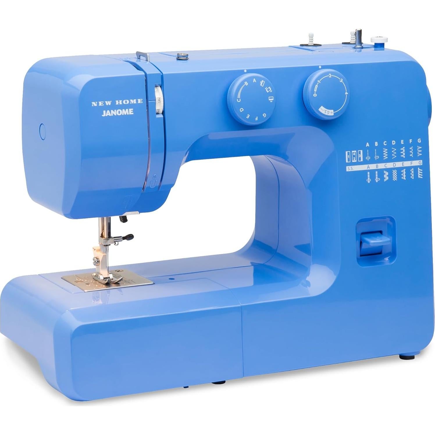 Máquina de Coser Janome Blue Couture 15 Puntadas 5.44 kg