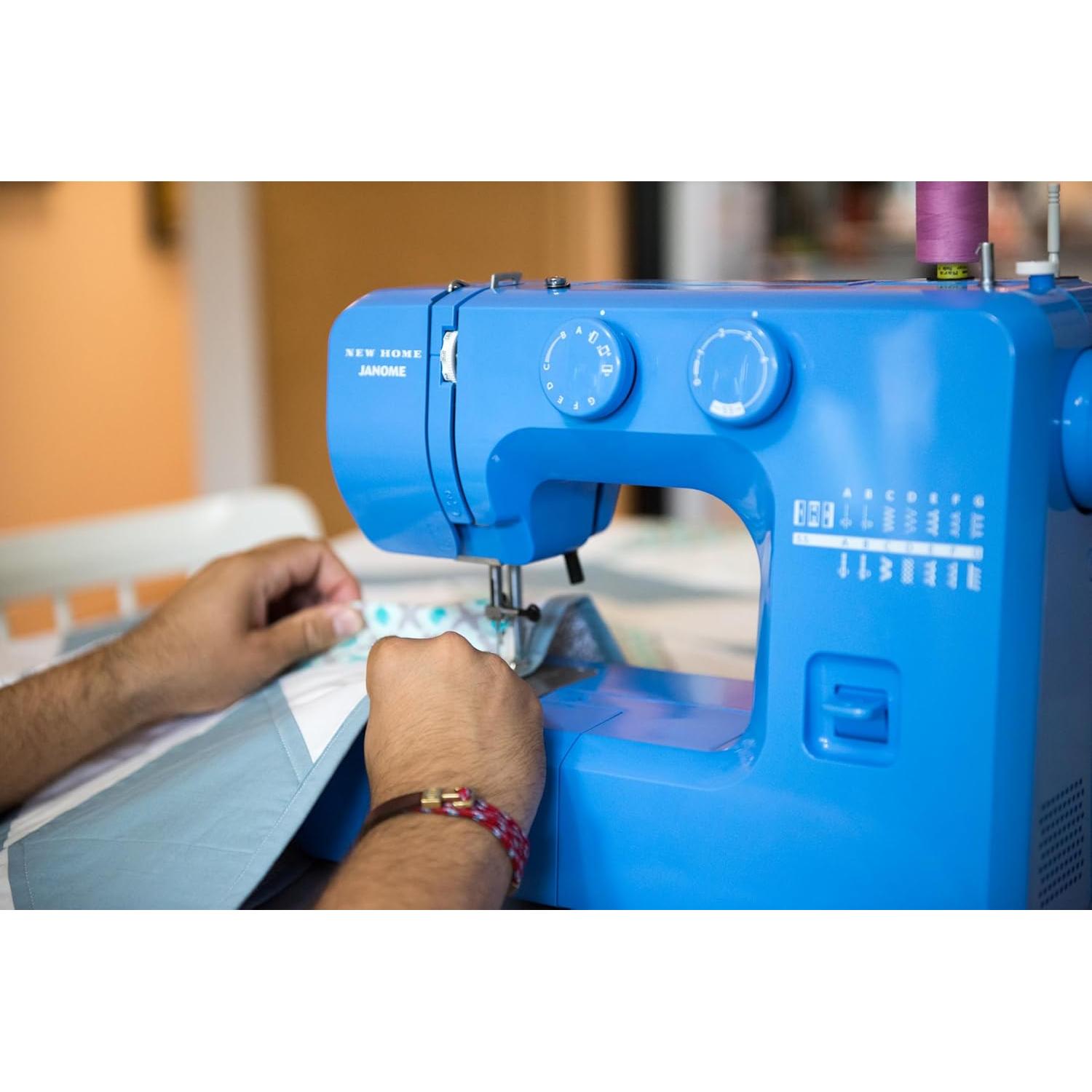 Máquina de Coser Janome Blue Couture 15 Puntadas 5.44 kg