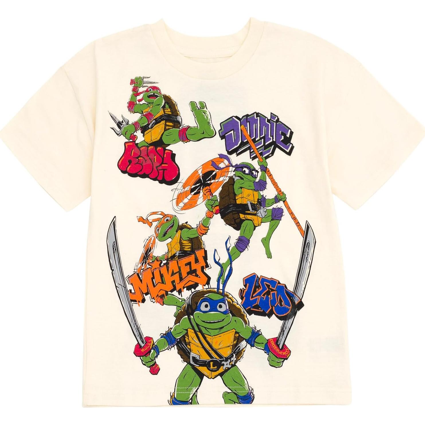 Conjunto camiseta y pantalones cortos Tortugas Ninja 2T-10-12
