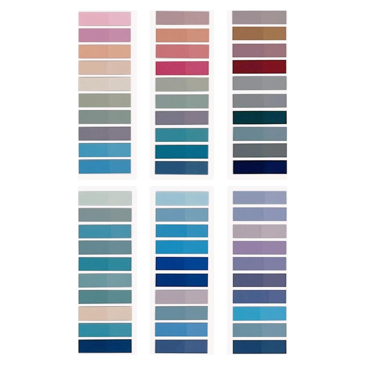 1200 Pestañas Adhesivas Mouwaii para Libros y Cuadernos