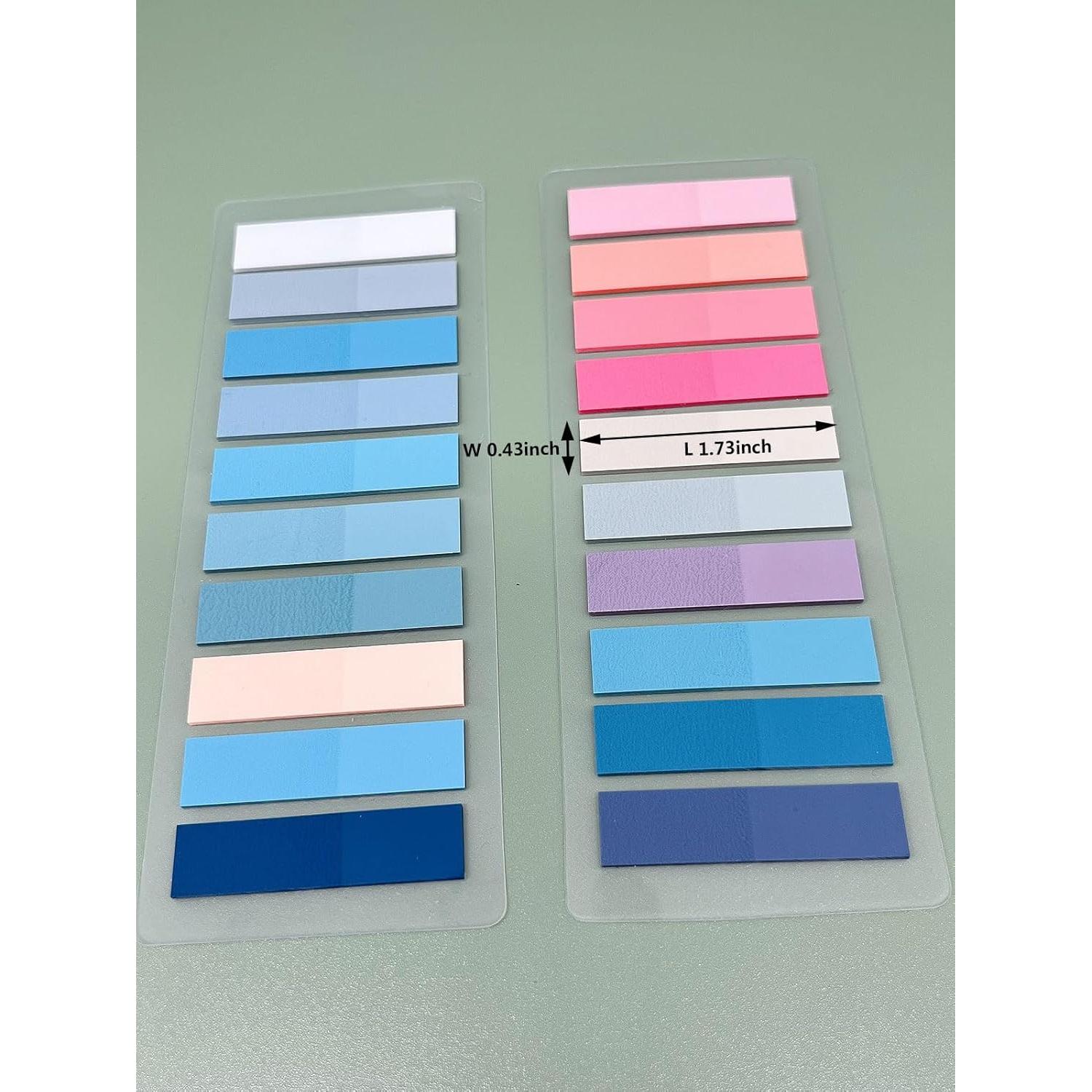 1200 Pestañas Adhesivas Mouwaii para Libros y Cuadernos