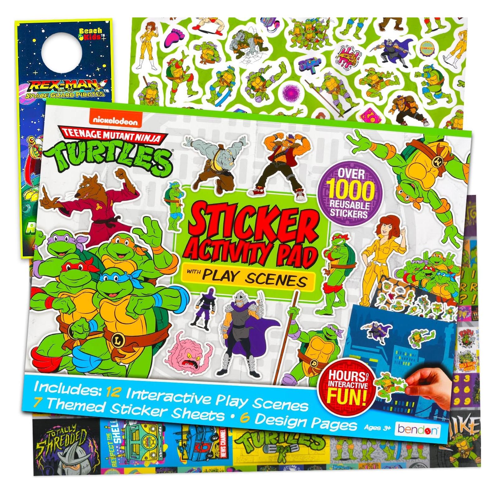 Libro de Actividades TMNT Nickelodeon con 1000 Pegatinas