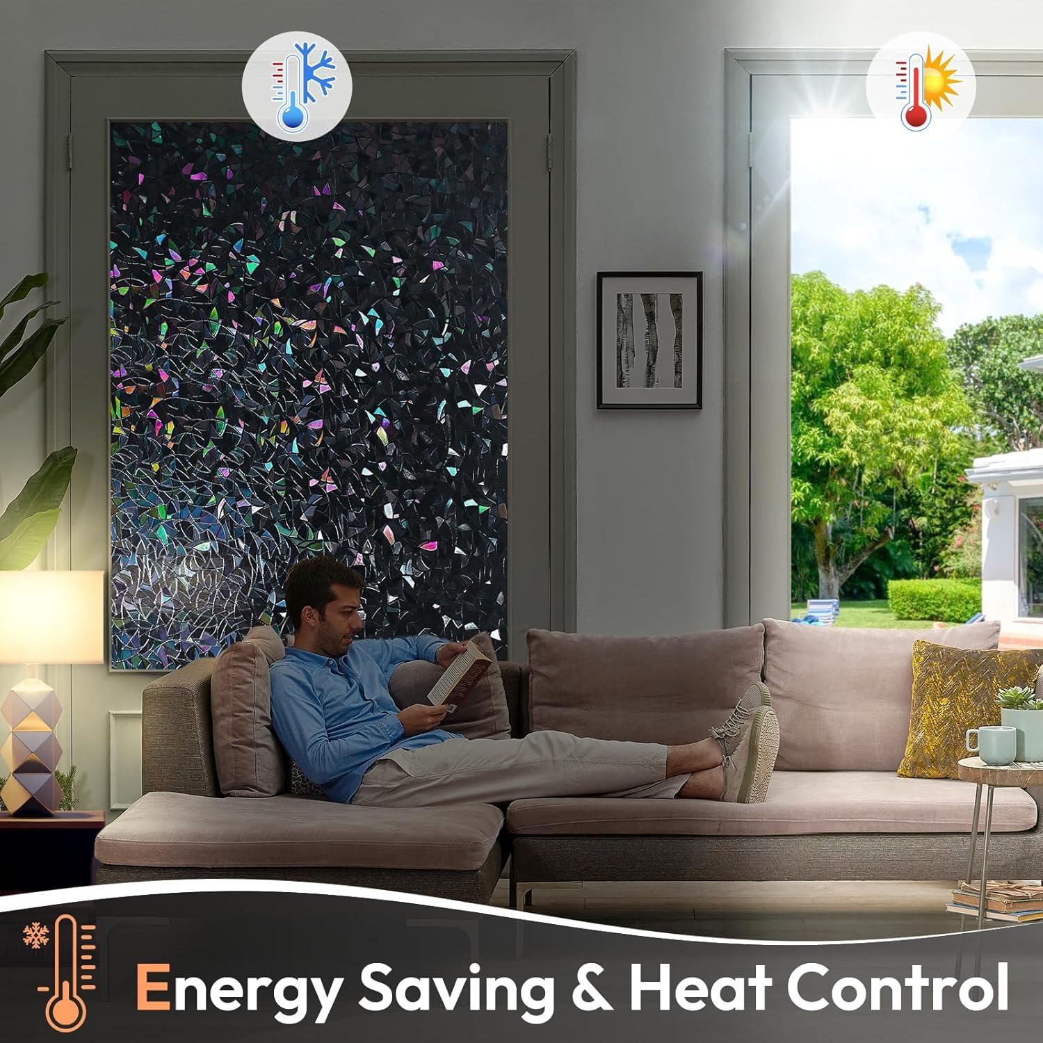 Película Blackout Haton 30x200 cm - Tinte de Privacidad UV