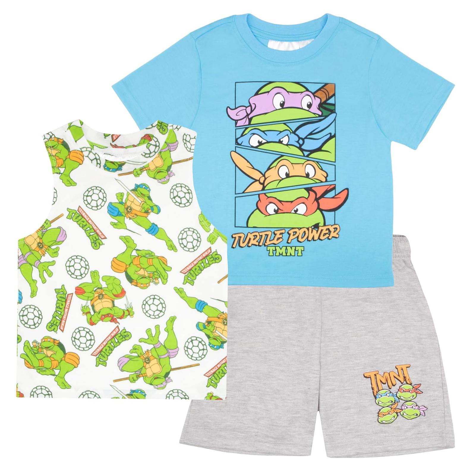 Conjunto 3 Piezas Nickelodeon Tortugas Ninja Niños 5-6 Años